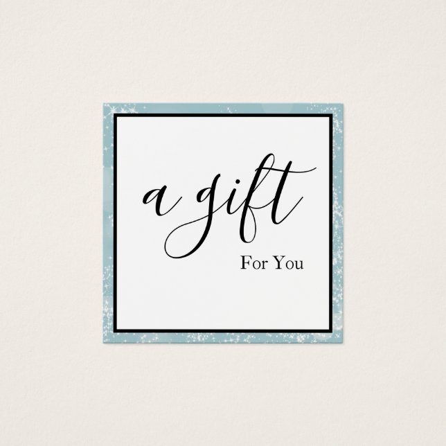 Certificado de regalo para empresas sencillo y mod (Anverso)