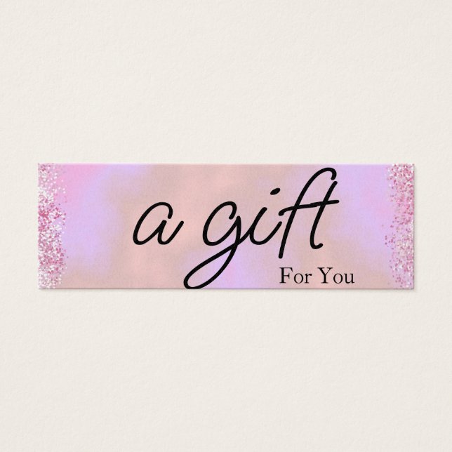 Certificado de regalo para empresas sencillo y mod (Frente)