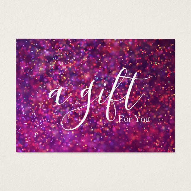 Certificado de regalo para empresas sencillo y mod (Frente)