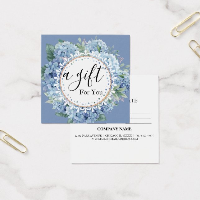 Certificado de regalo para empresas sencillo y mod (Oficina)