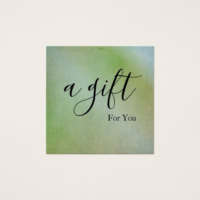 Certificado de regalo para empresas sencillo y mod (Anverso)