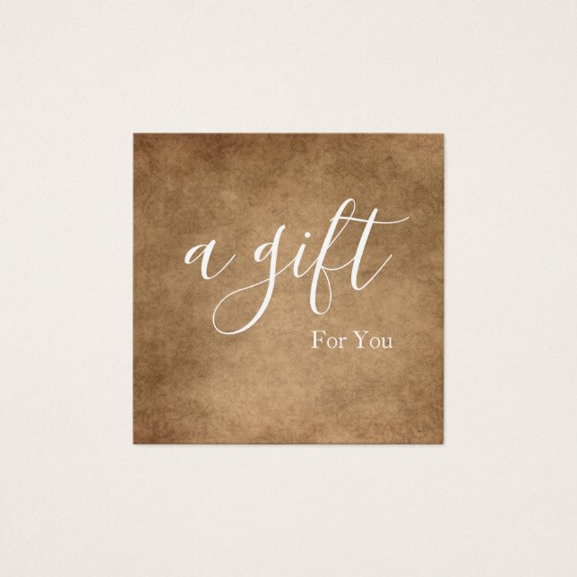 Certificado de regalo para empresas sencillo y mod (Anverso)