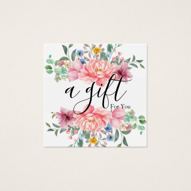 Certificado de regalo para empresas sencillo y mod (Anverso)