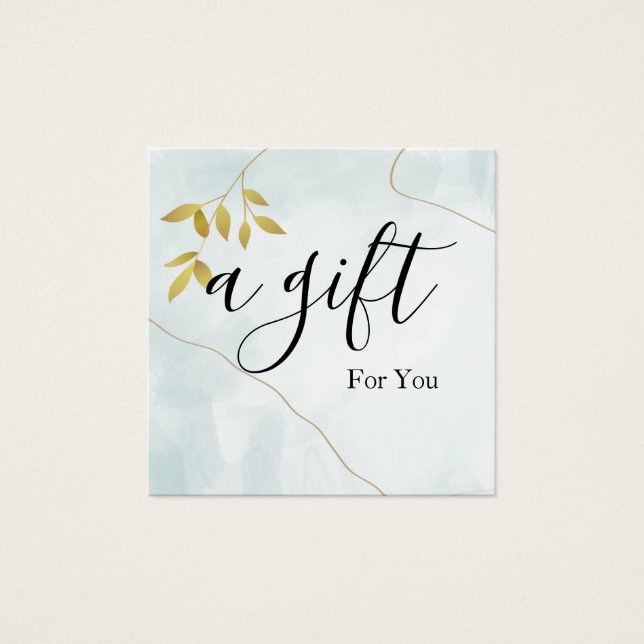 Certificado de regalo para empresas sencillo y mod (Anverso)