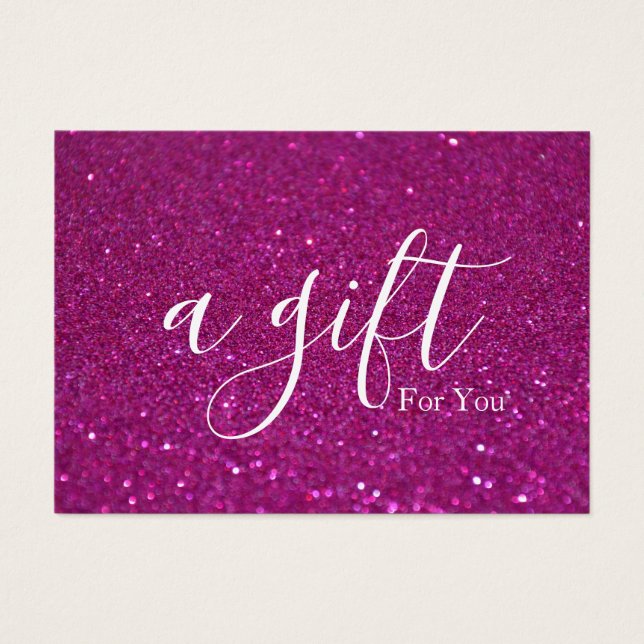 Certificado de regalo para empresas sencillo y mod (Frente)