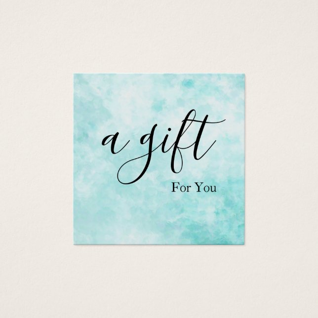 Certificado de regalo para empresas sencillo y mod (Anverso)