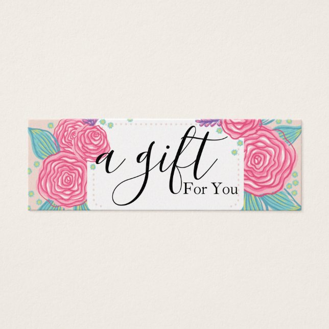 Certificado de regalo para empresas sencillo y mod (Frente)