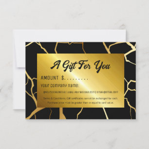 Certificado de regalo para empresas simplemente mo