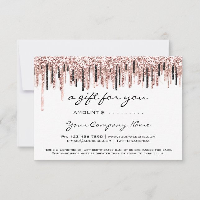 Certificado de regalo para empresas Simplemente Ro (Anverso)