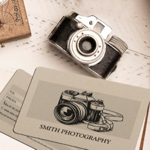 Certificado de regalo para fotógrafos de cámara pr