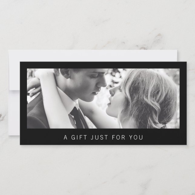 Certificado de regalo para fotógrafos negros (Anverso)