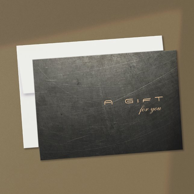 Certificado de regalo para hombres simple y elegan (Subido por el creador)