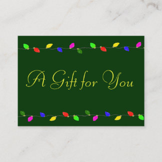 Certificado de regalo para Navidades corporativos