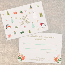 Certificado de regalo para Navidades de clase