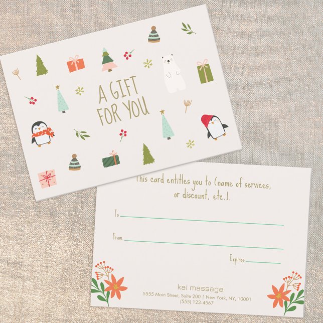 Certificado de regalo para Navidades de clase (Subido por el creador)