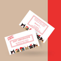 Certificado de regalo para Navidades de Personaliz