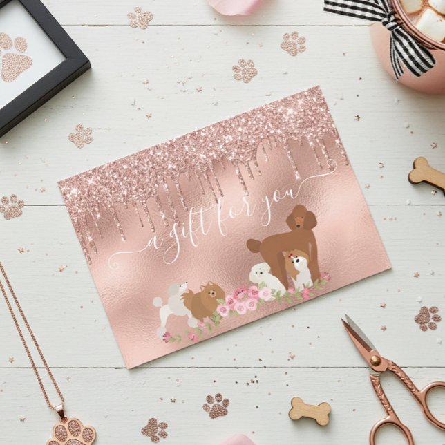 Certificado de regalo para peluquería canina y vet (Subido por el creador)