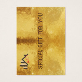 Certificado de regalo para pequeñas empresas perso