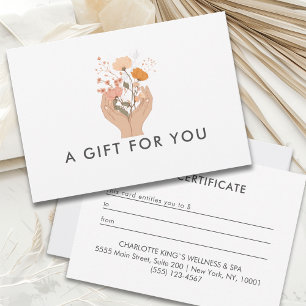 Certificado de regalo para Salón de Floral Celesti