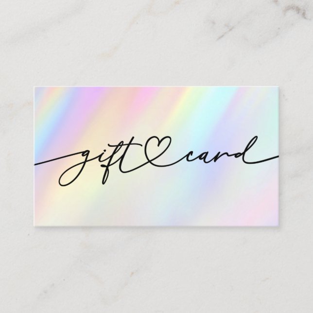 certificado de regalo pastel (Anverso)