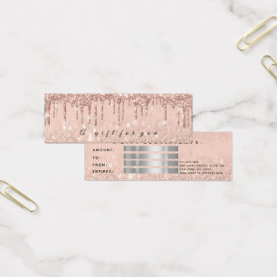 Certificado de regalo Perfora Rubor Gray Makeup Sm