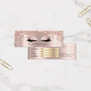 Certificado de regalo Perforaciones Rosa Lash de o