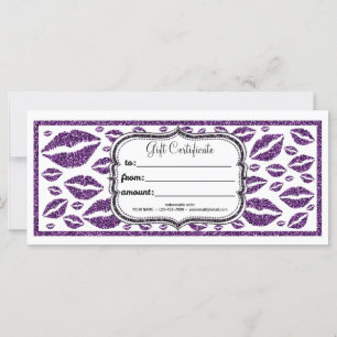 CERTIFICADO DE REGALO PERSONALIZADO de levas de Pu