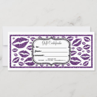 CERTIFICADO DE REGALO PERSONALIZADO de levas de Pu
