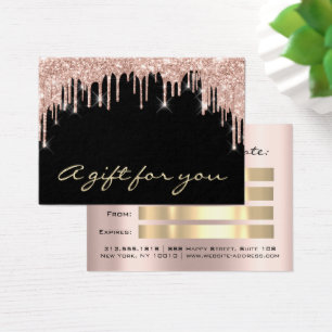 Certificado de regalo Rosa de detalles azotes arti