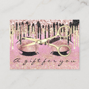 Certificado de regalo Rosa de peluquería Lash de 