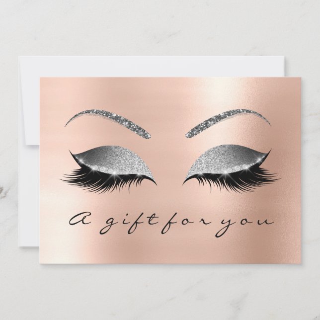 Certificado de regalo Rubor Silver Lash Beauty Stu (Anverso)