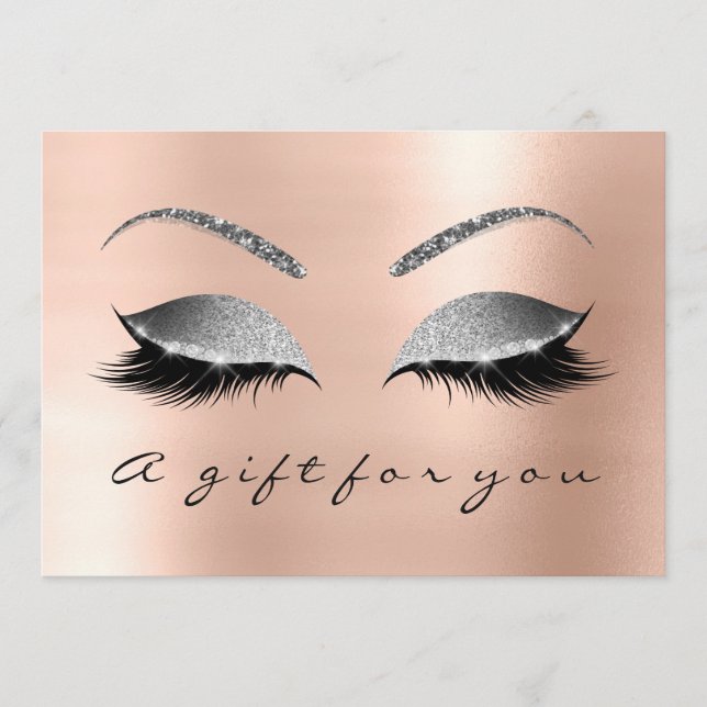 Certificado de regalo Rubor Silver Lash Beauty Stu (Anverso)