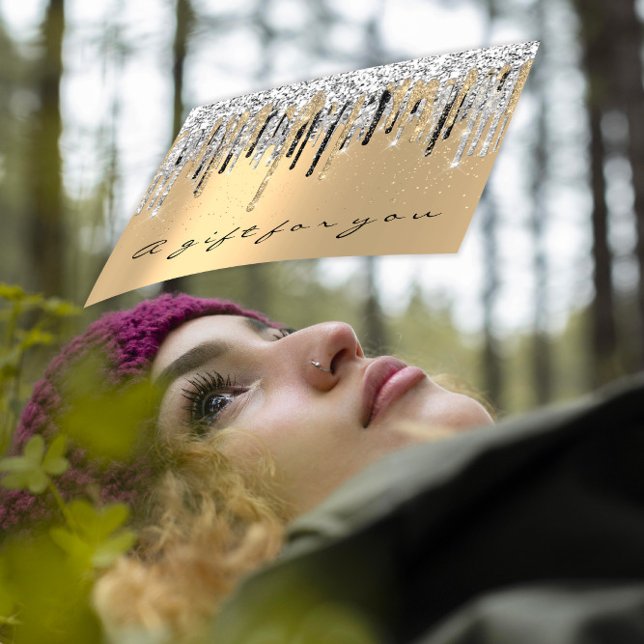 Certificado de regalo Salón de belleza Hairstylist (Gift Certificate Beauty Shop Hairstylist Gold)