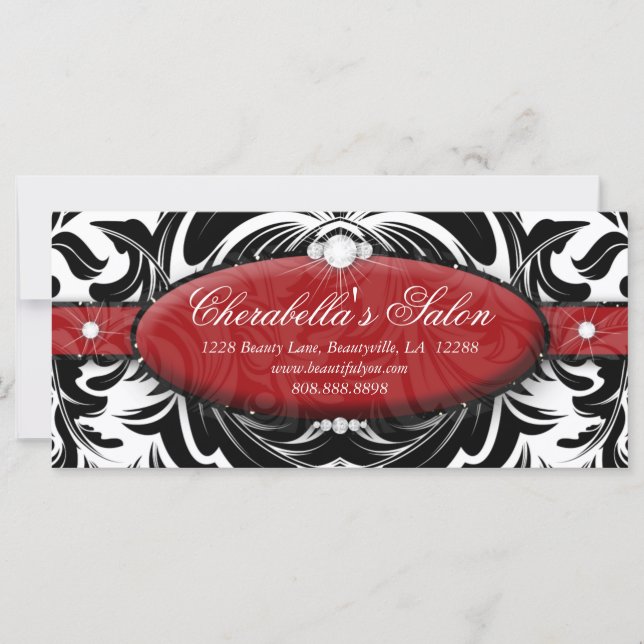 Certificado de regalo Salón de moda Joyería Damask (Anverso)