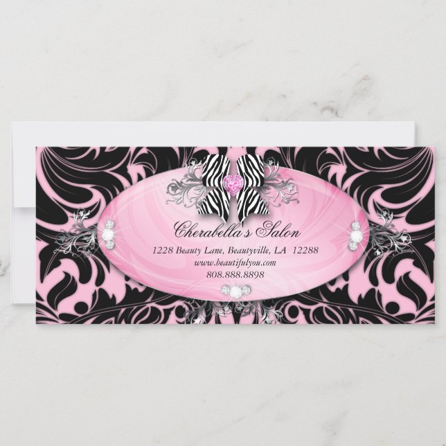 Certificado de regalo Salón de moda Joyería Zebra  (Anverso)