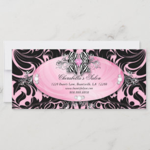 Certificado de regalo Salón de moda Joyería Zebra 