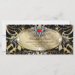 Certificado de regalo Salón de moda Joyería Zebra 