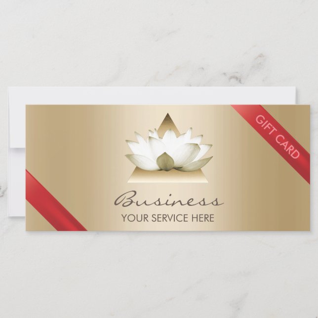 Certificado de regalo | Salón Spa con logotipo Gol (Anverso)