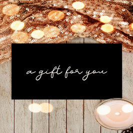 Certificado de regalo sencillo