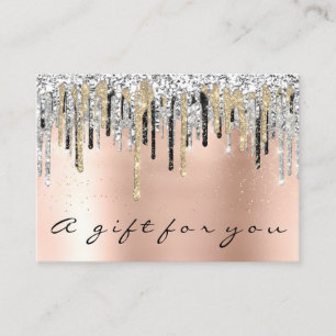 Certificado de regalo Tienda de belleza de pelo uñ