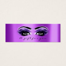 Certificado de regalo Violeta púrpura Lazas Maquil