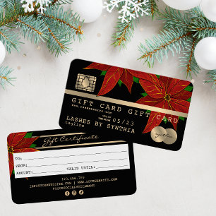 Certificado de tarjeta de regalo de tarjeta de cré