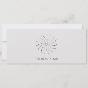 Certificado elegante de regalo de flor de abstract