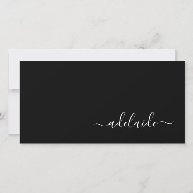 Certificado moderno de regalo de estilo de escritu (Anverso)