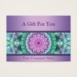 Certificado moderno de regalo de morado de lirio a