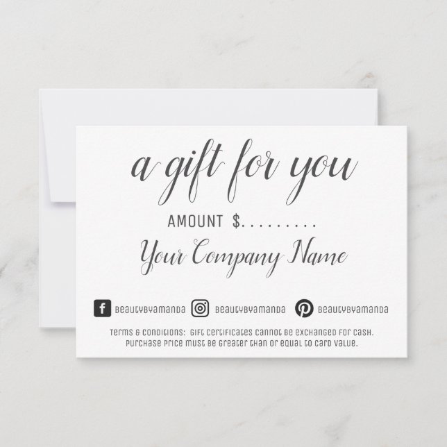 Certificado profesional de negocios de Personaliza (Anverso)