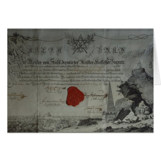 Certificado publicado por el amo adorable (Anverso (Horizontal))