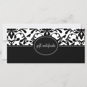 Certificados de regalo de Damask Birds Boutique St