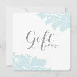 Certificados de regalo de Damask de clase