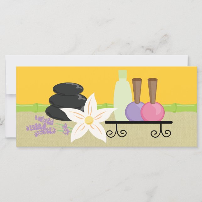 Certificados de regalo de día de spa o de salón de (Anverso)